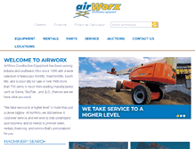 Tablet Screenshot of airworxcorp.com